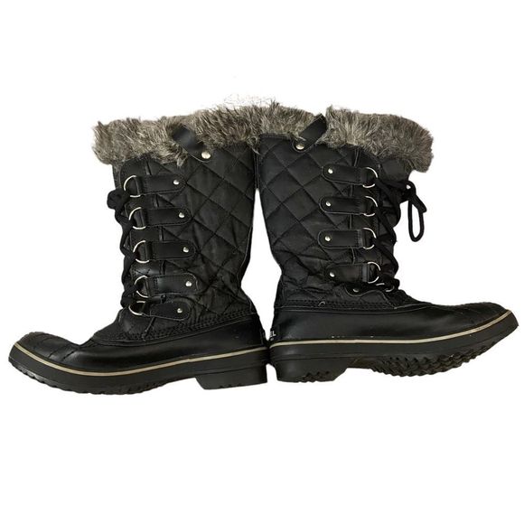 Sorel Tofino LL 1846-011 Black Snow Boots Sz 6 - Picture 5 of 9